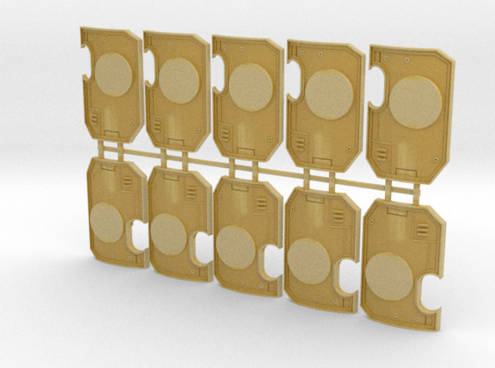 Vehicle Insignia-Ready: Marine Boarding Shields 3d printed