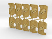 Dragon Head - Marine Boarding Shields 3d printed