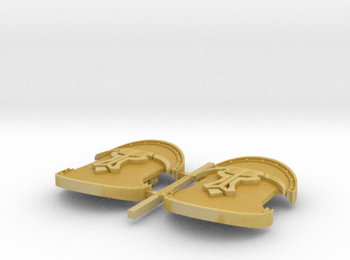 Greek Bull - Trojan Power Shields (L&amp;R) 3d printed
