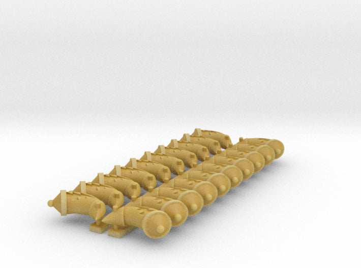 Vegaram (Squat) Powder Horns 3d printed