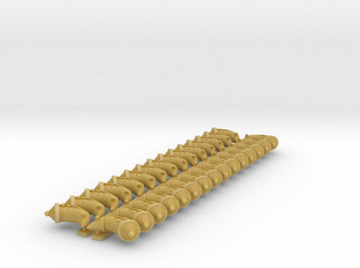 Vegaram (Squat) Powder Horns 3d printed