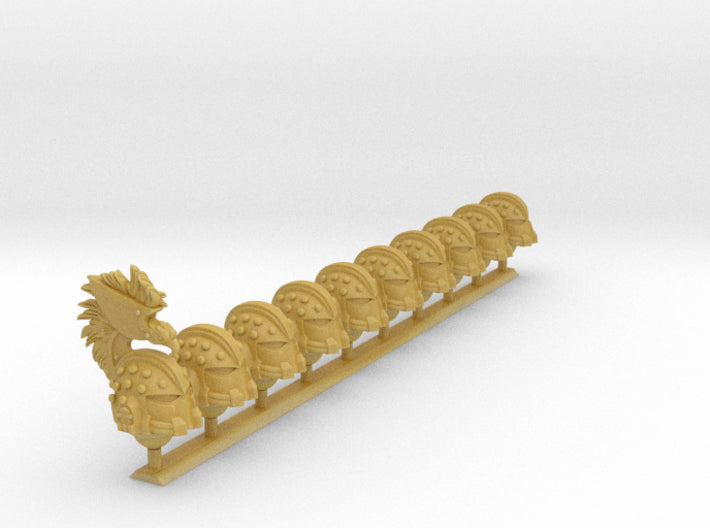 Studded - Vanguard Helmets : Squad Set 3d printed