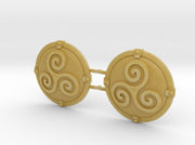 Triskelion 1 - Round Power Shields (L&amp;R) 3d printed