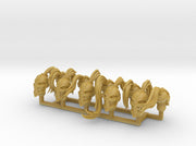 10x Ironclad: Tranquil Coven - Head Swaps 3d printed