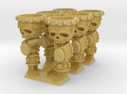 Skull Chalices (Left &amp; Right-Handed) 3d printed