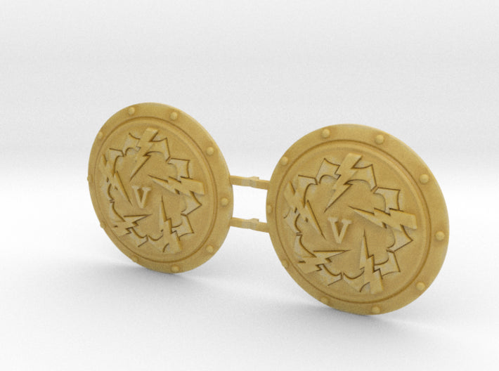 Storm Legion V - Round Power Shields (L&amp;R) 3d printed