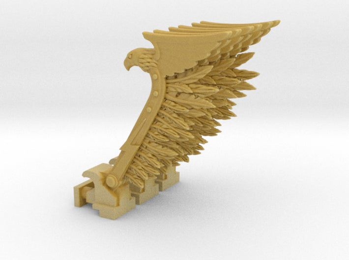 Ragged Raptor : Angled Biker Wing 3d printed