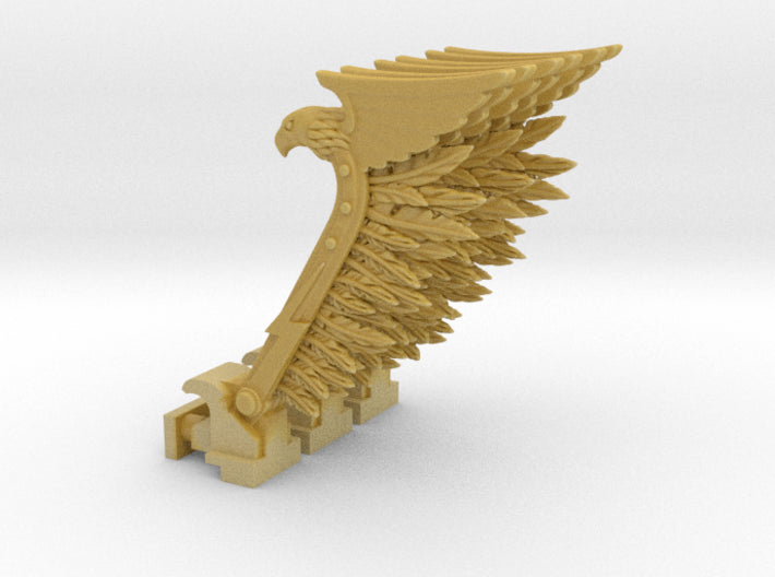 Ragged Raptor : Angled Biker Wing 3d printed