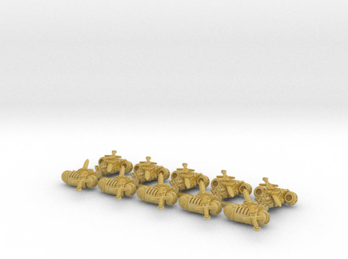 Shaggy Wolves - Prime:1 Claymore PACs 3d printed