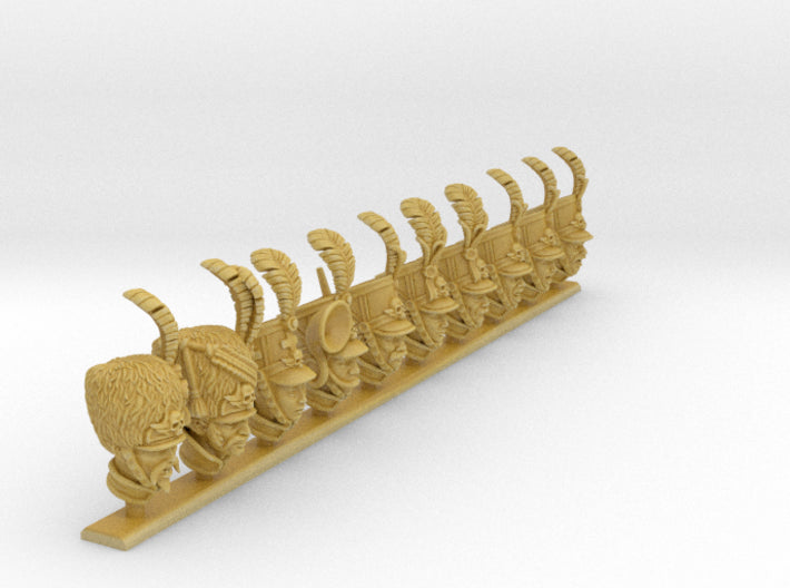 Napoleux Squad: Human Head Swaps 3d printed