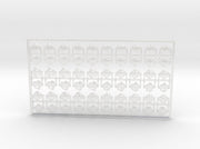 60x Double Arrow : 6 Squads Insignia set 3d printed