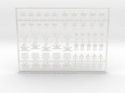 60x Wolf Mark Shoulder Insignias - Set:2 3d printed