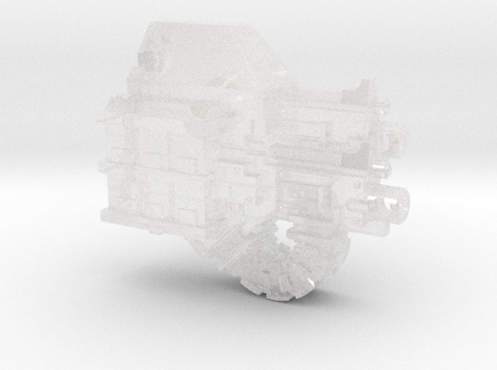 Base - Mortis Dread: Heavy Bolters (Right) 3d printed