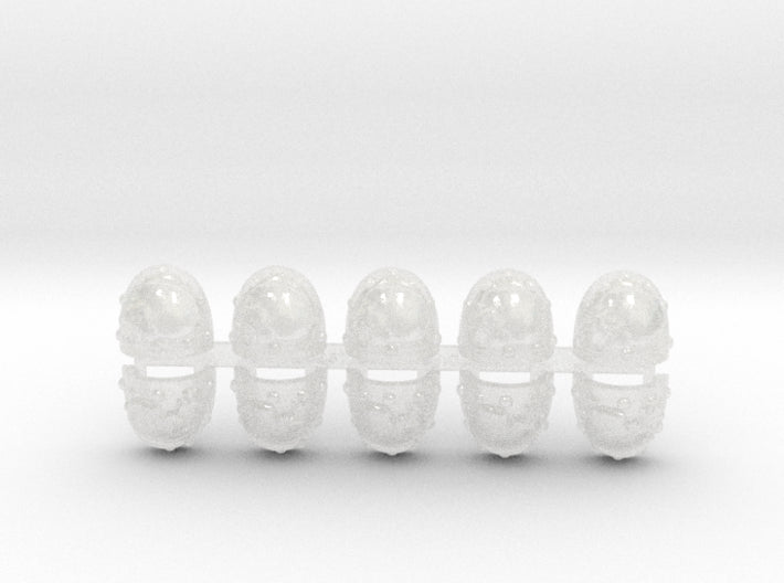 10x Relictors - G:6s Studded Shoulder Pads 3d printed