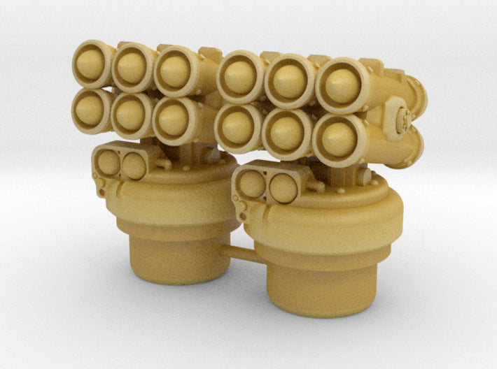 Hav-Launcher - R2 Hatch Turrets 3d printed