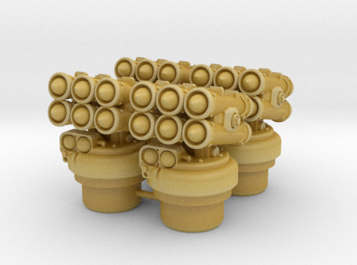 Hav-Launcher - R2 Hatch Turrets 3d printed