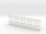 Base - Trojan Power Shields (L&amp;R) 3d printed