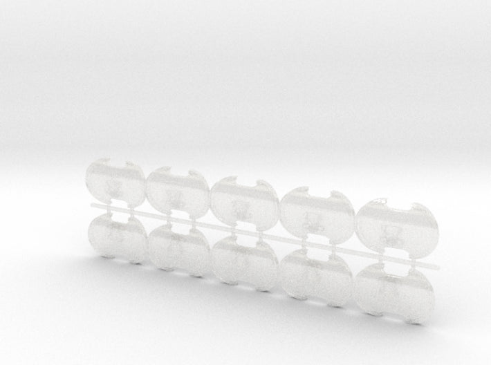 Base - Trojan Power Shields (L&amp;R) 3d printed