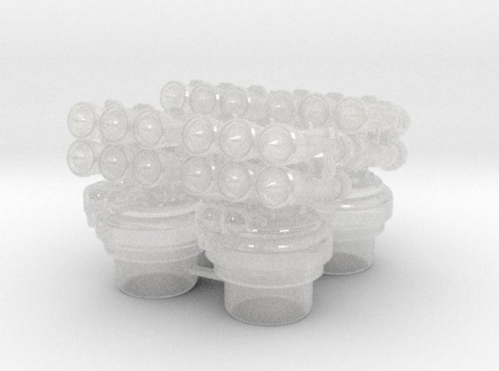 Hav-Launcher - R2 Hatch Turrets 3d printed