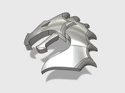 60x Black Dragons : Shoulder Insignia pack 3d printed