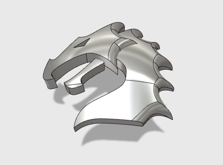 60x Black Dragons : Shoulder Insignia pack 3d printed