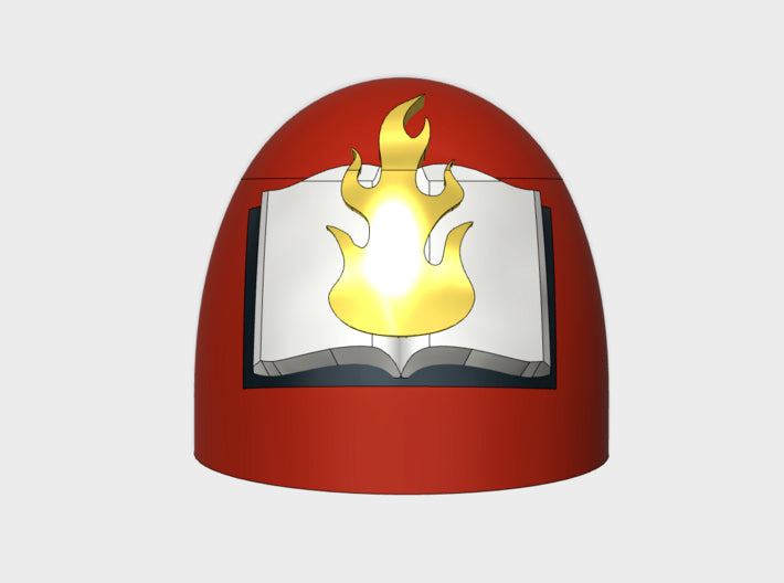 10x Divine Word - G:5a Shoulder Pad 3d printed