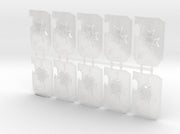 10x Black Templars - Marine Boarding Shields 3d printed