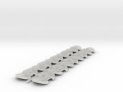 Dragon Head - Trojan Power Shields (L&amp;R) 3d printed