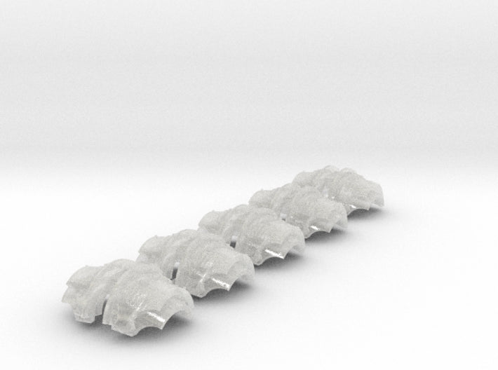 Steel Gauntlets - T:2a Cataphractii Shoulder Sets 3d printed
