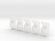 Hazard Stripes - Marine Boarding Shields 3d printed