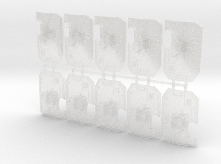 Dragon Head - Marine Boarding Shields 3d printed