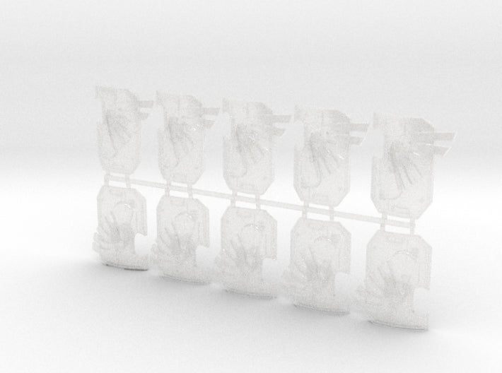 Blood Wing Elite - Marine Boarding Shields 3d printed