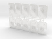 Blood Wing - Marine Boarding Shields 3d printed