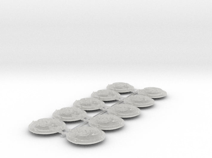 Void Drakes - Round Power Shields (L&amp;R) 3d printed