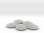 Void Drakes [FR] - Round Power Shields (L&amp;R) 3d printed