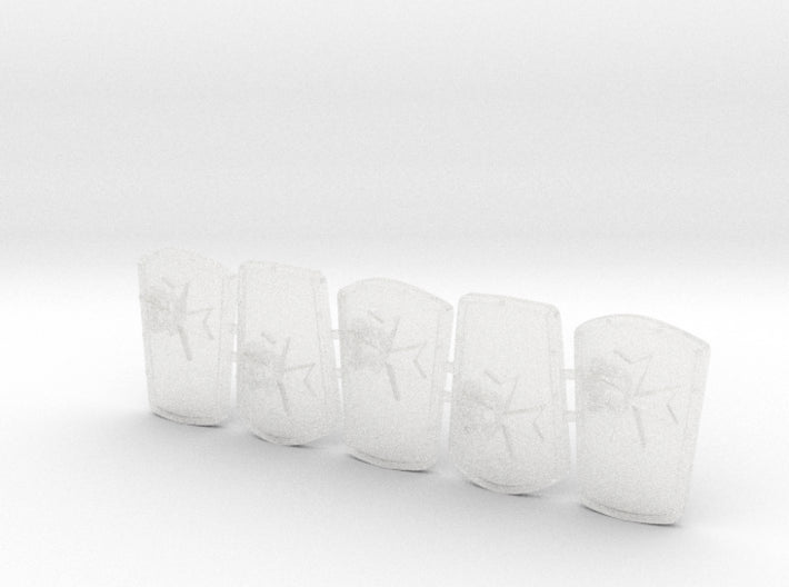 Maltese Cross: Manowar Power Shields (L&amp;R) 3d printed