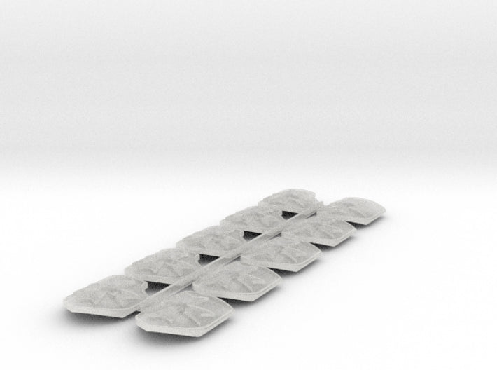 Maltese Cross - Lancer Power Shields (L&amp;R) 3d printed