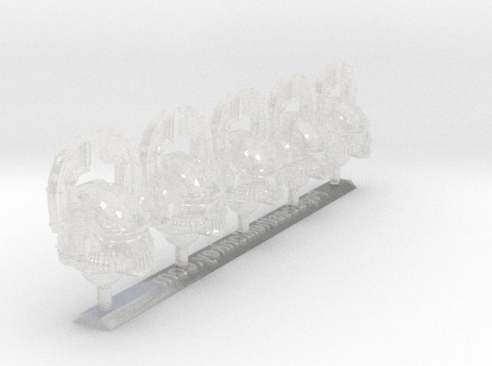 Blood Hunter - Iron Skull Helmets 3d printed