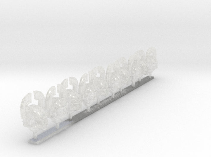 Blood Hunter - Iron Skull Helmets 3d printed