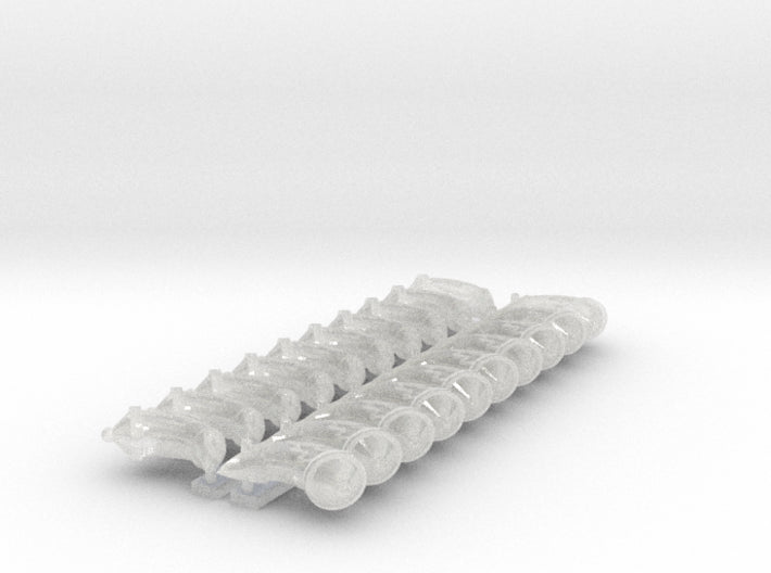 Vegaram (Squat) Powder Horns 3d printed