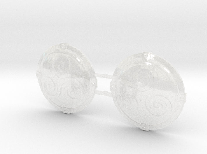 Triskelion 1 - Round Power Shields (L&amp;R) 3d printed