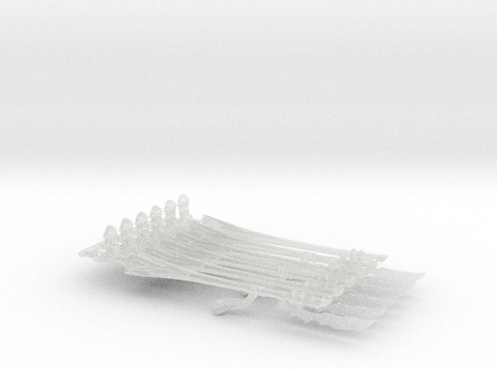 Eldar Glimmer Lances: Set 9 3d printed