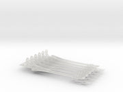 Eldar Glimmer Lances: Set 4 3d printed