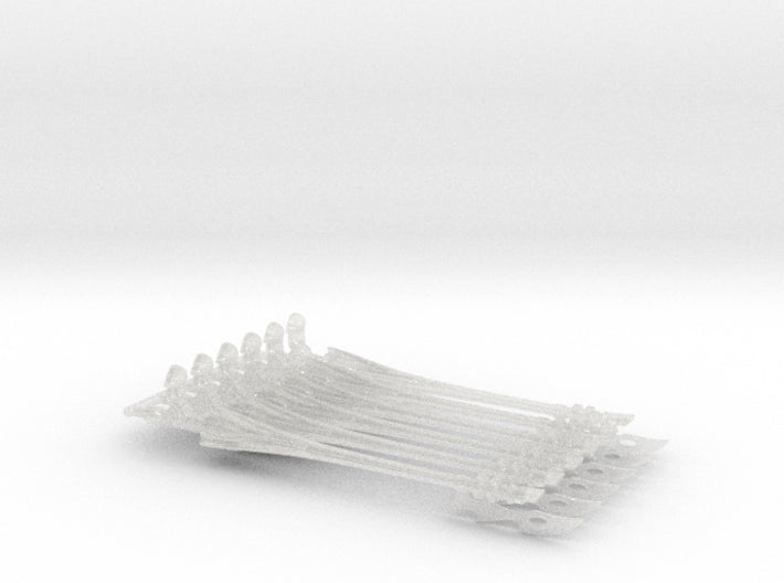 Eldar Glimmer Lances: Set 4 3d printed