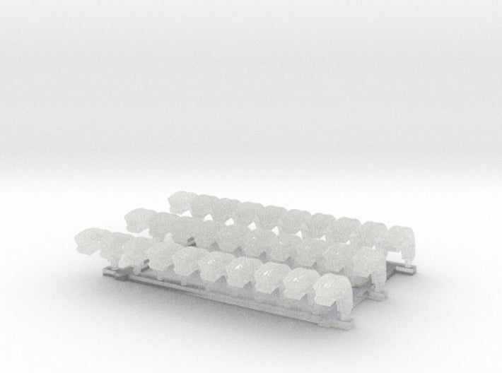 Base - Legionary Helm Crest Add-ons 3d printed