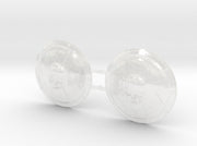 Black Templars - Round Power Shields (L&amp;R) 3d printed