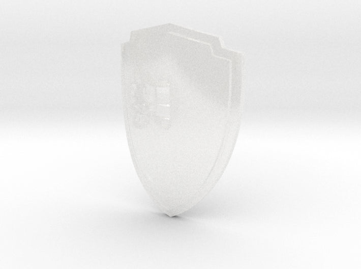 Blank Knight - Power Kite Shields (Left) 3d printed