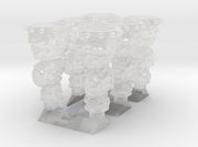 Skull Chalices (Left &amp; Right-Handed) 3d printed