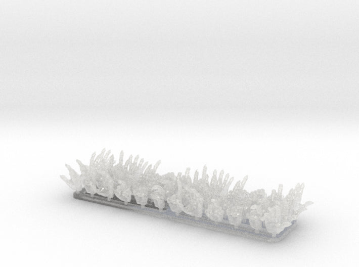 Orc Hands: Set 1 3d printed