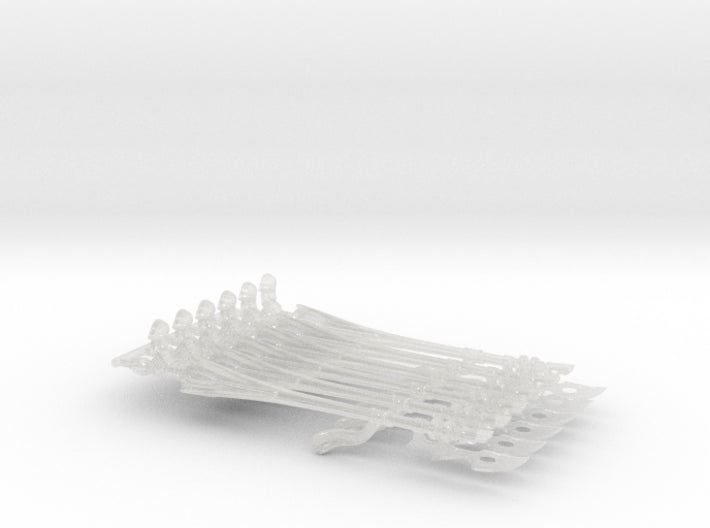 Eldar Glimmer Lances: Set 5 3d printed